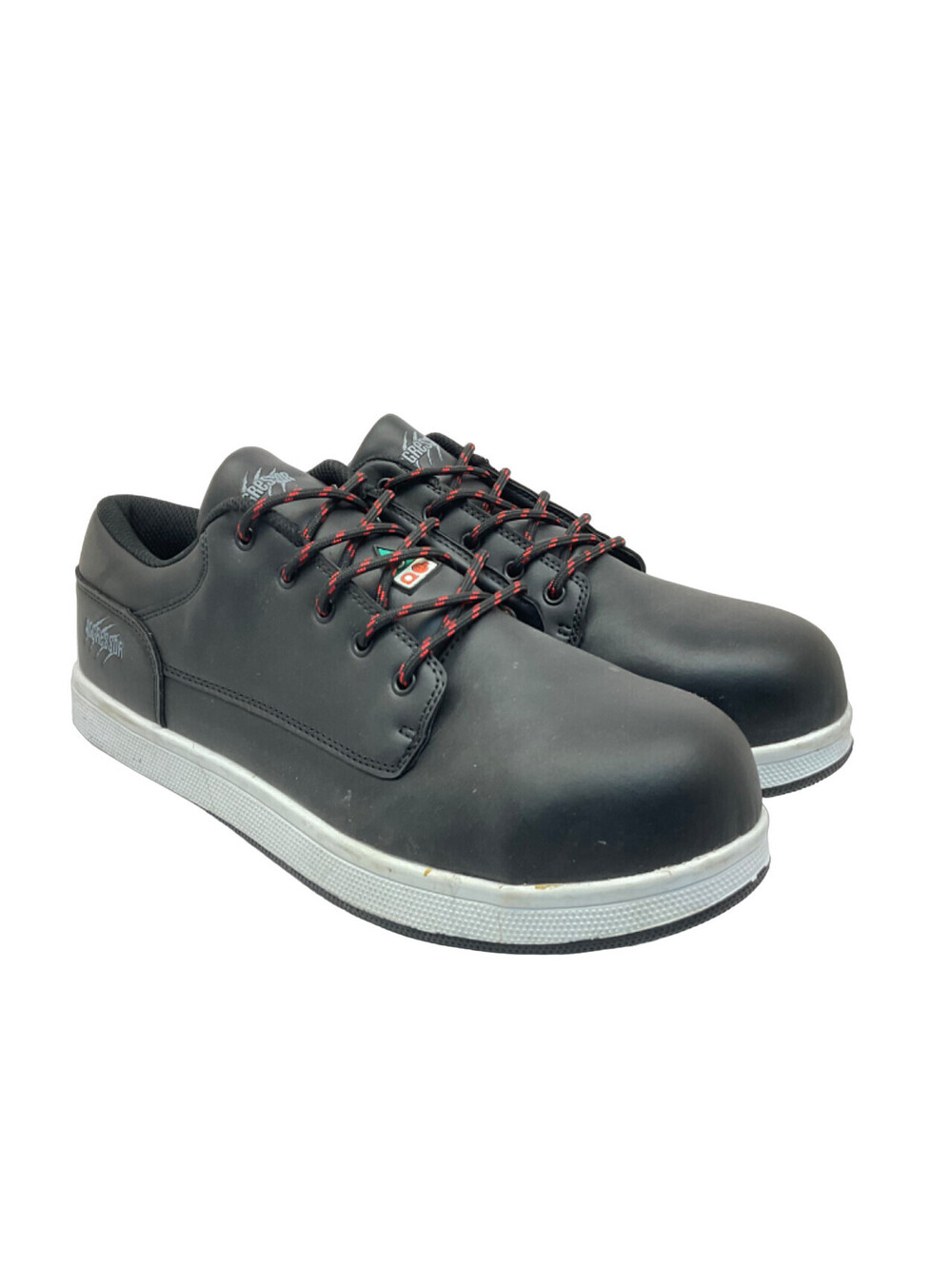 AGGRESSOR Men's 3001 Steel Toe Steel Plate FreshTech Work Shoes Black 11M
